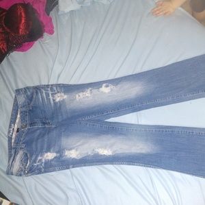Distressed jeans size 11 amethyst